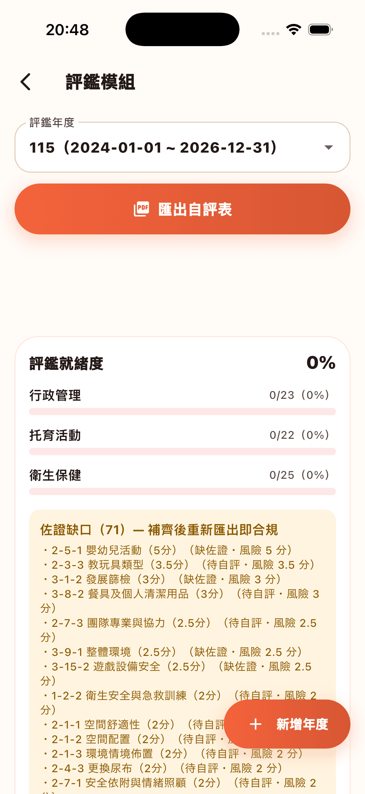 評鑑模組
